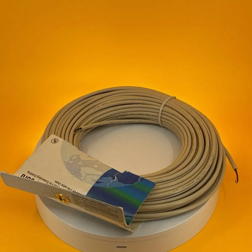 New Southern Bell 100' Telephone Cord - Long & Durable